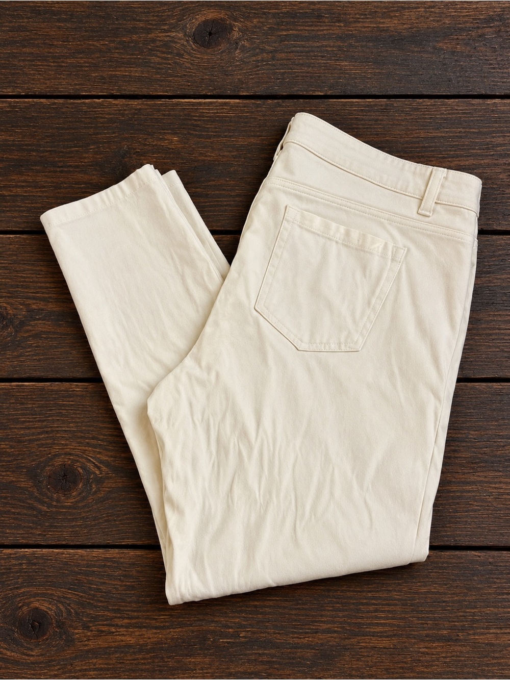 Lauren Ralph Lauren 18W Ivory Straight Leg Jeans Pants